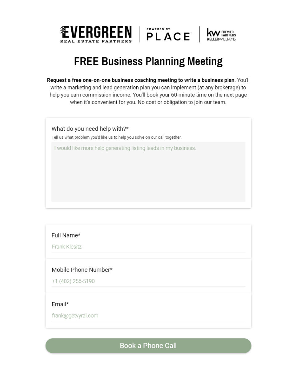 Free Business Planning Call